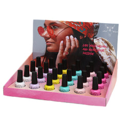 Nail polish neon yellow