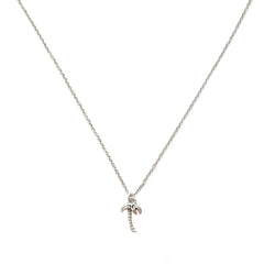 Collar de palmera de plata