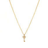 Goldene Kette heart key