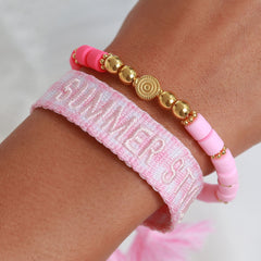 Geweven armband summer style