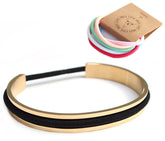 Hair tie bracelet gold