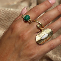 Ring kleine Schlange Gold