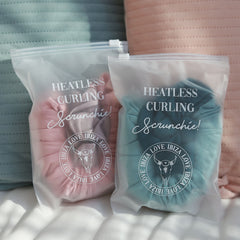 Coletero rosa para rizos sin calor