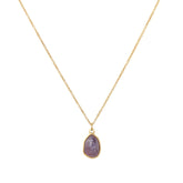 Goldene Kette gemstone amethyst