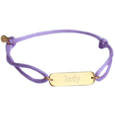 Pulsera con nombre grabado para mujer