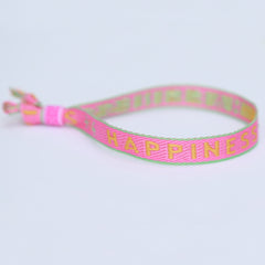 Bracelet tissé good happiness