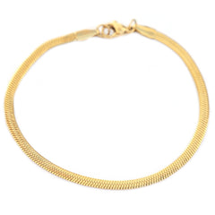 goldenes Armband minimal chain