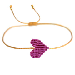 Brazalete corazón cereza