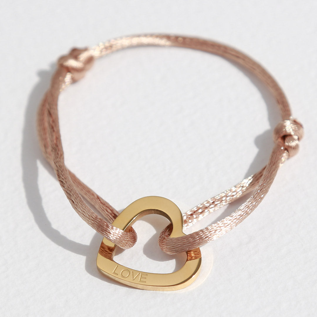 Armband sweet love champagne
