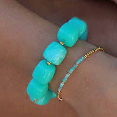 Bracelet Cube turquoise