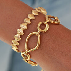 Gouden armband link schakel