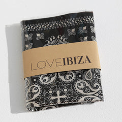 Bandana sjaal zwart paisley