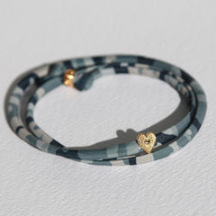 Camouflage-Armband Herz Gold