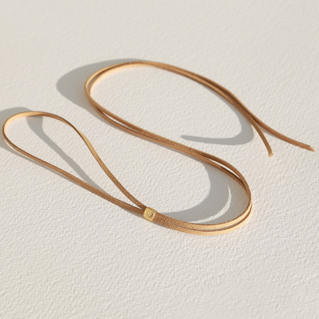 Choker Navajo beige gold