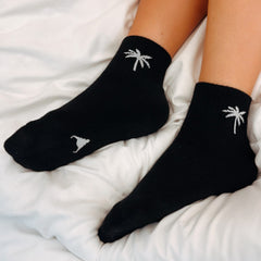 Chaussettes Palm Crew noires