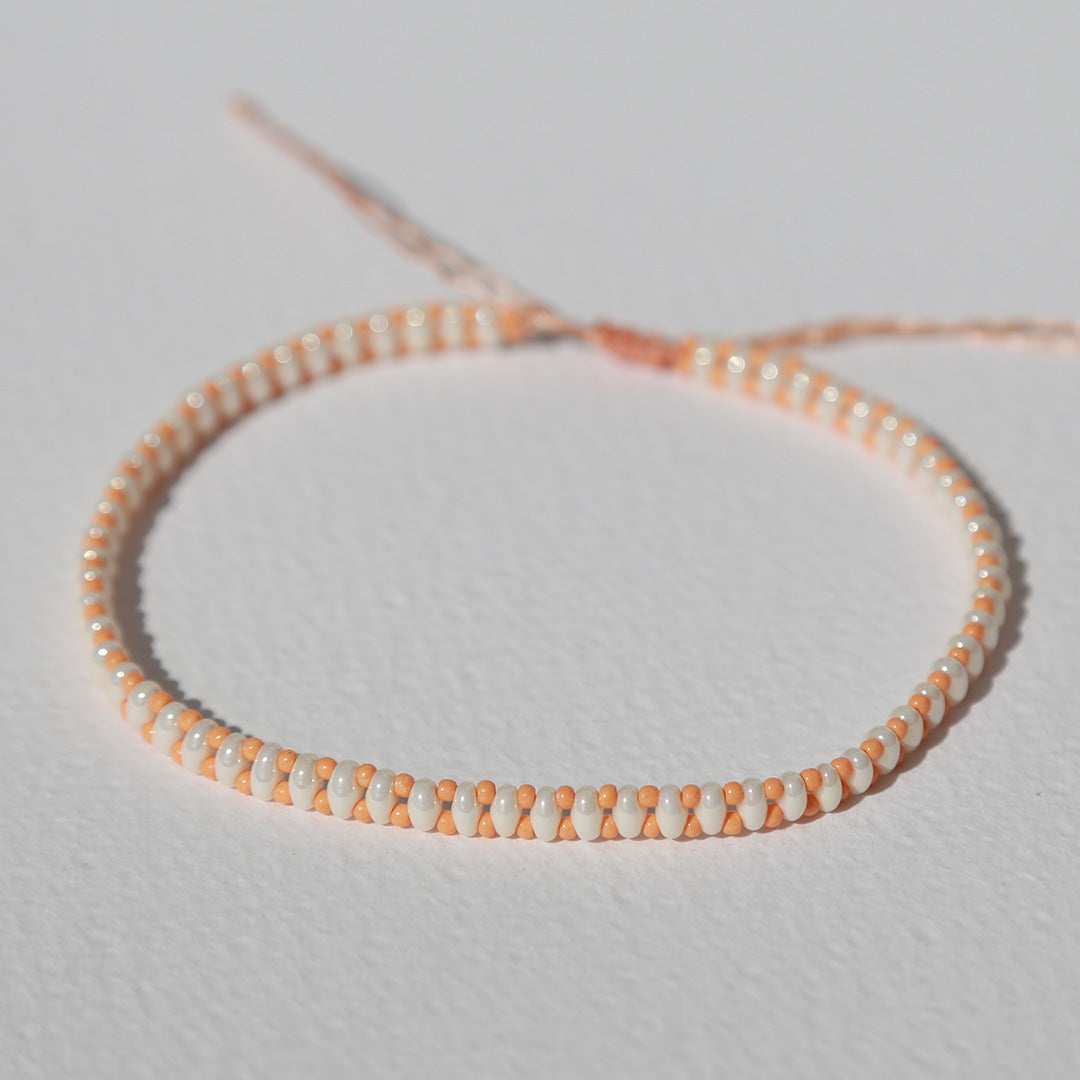 Enkelband Parel oranje style