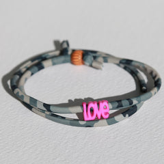 Armband - Fußkettchen camouflage