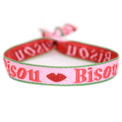 Pulsera tejida bisou