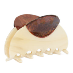 Pince à cheveux aesthetic crème