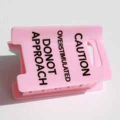 Haarklem Caution roze