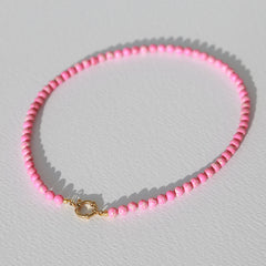 Collier Javea hot pink 