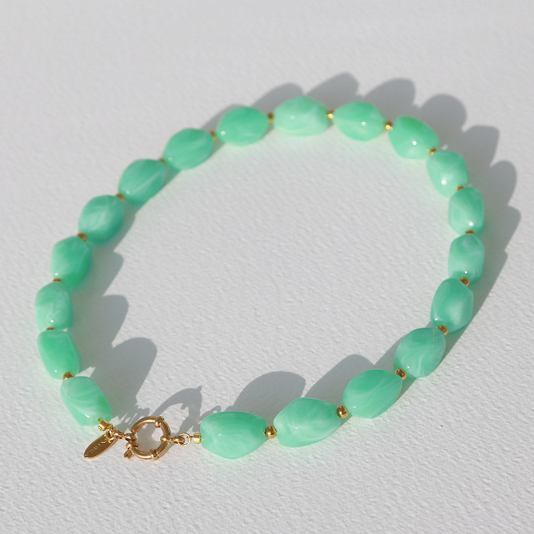 Collar de oro Rocas turquesa