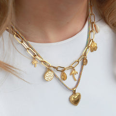 Collier maillons charmes de plage