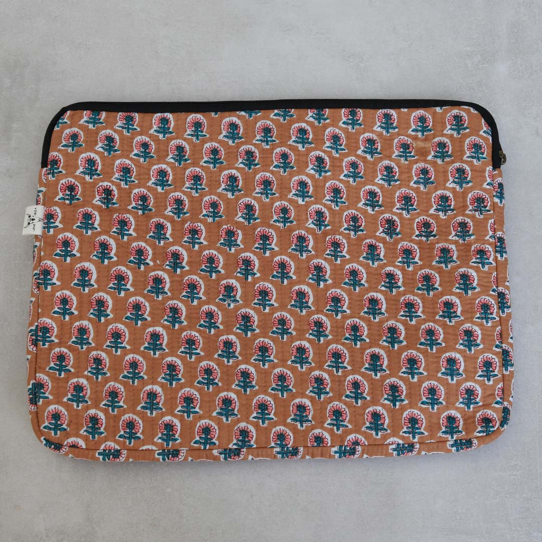 Laptophülle Indisch braun
