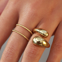 Gouden ring bubble