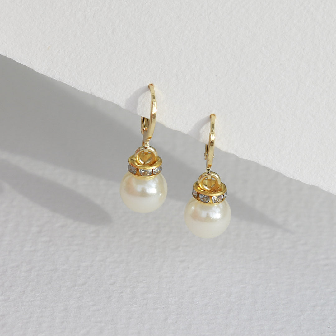 Gouden oorbellen Jingle ball parel