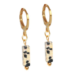 Gouden oorbellen stone dalmatiër