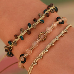 Bracelet golden balls