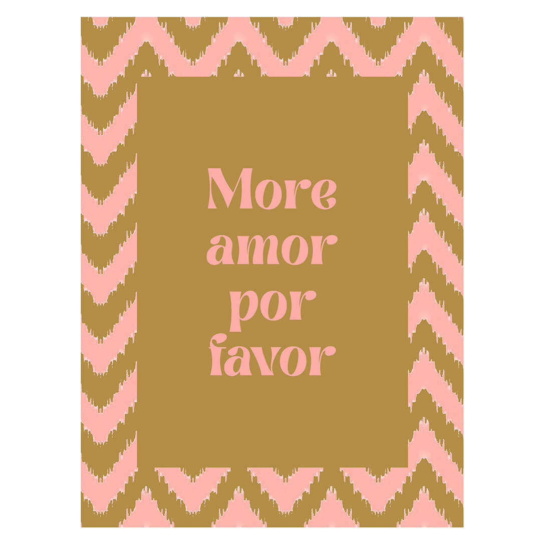 Postkaart More Amor por favor