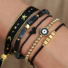 Armband mon amour zwart