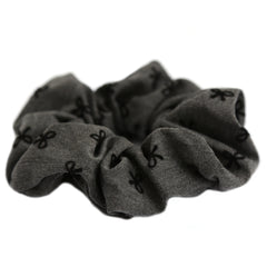 Scrunchie-Schleifen grau