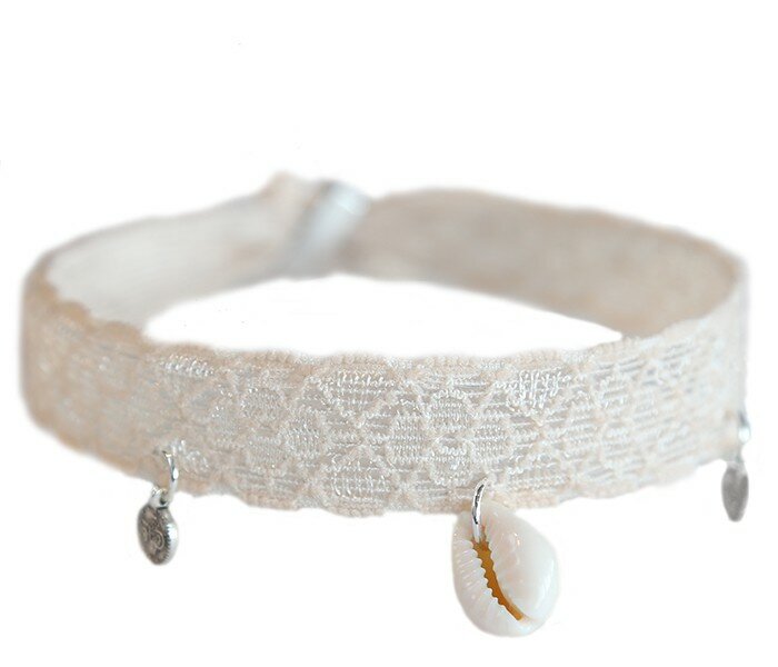 Anklet cream shell