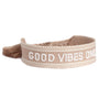 Geweven armband just be you taupe