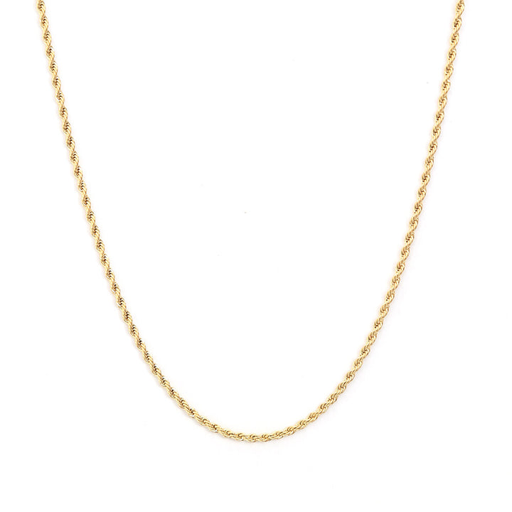 Gouden ketting twisted