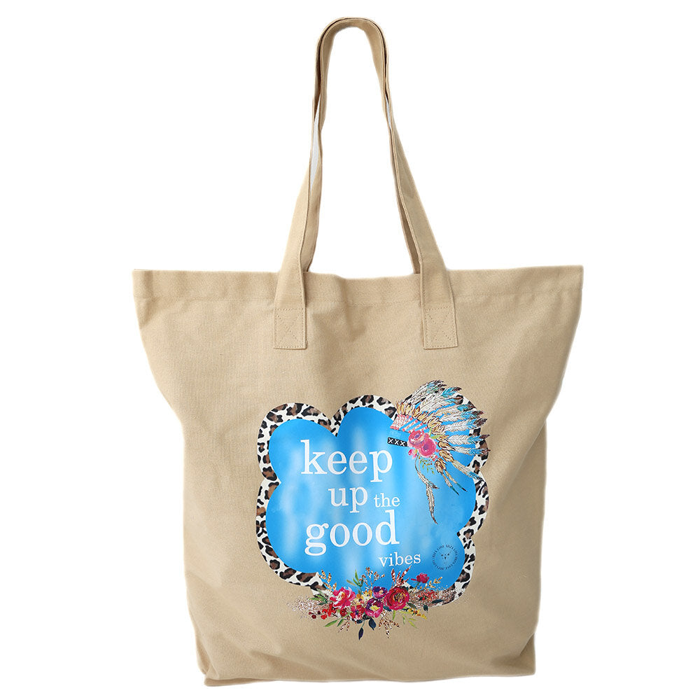 Sac de toile keep up the good vibes