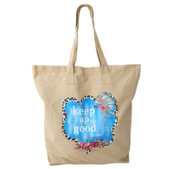 Sac de toile keep up the good vibes
