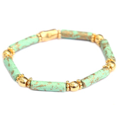Bracelet Tuscany menthe or
