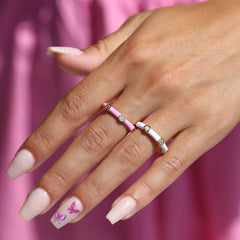 Bague Monaco rose