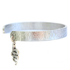 Bracelet serpent argent