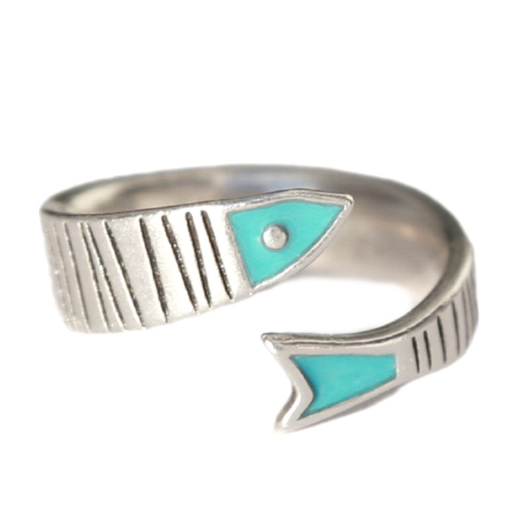 Ring sardine silver