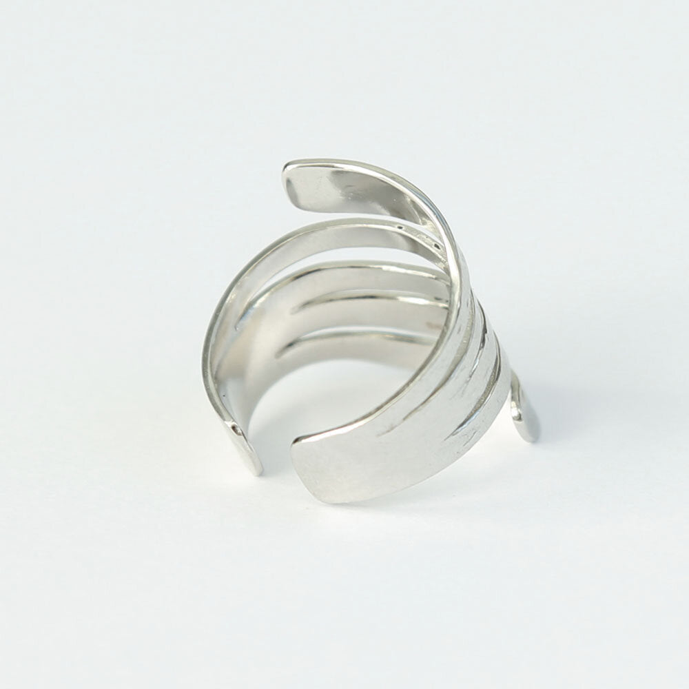 Silber ring spiral