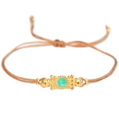 Brazalete Amanjena turquesa