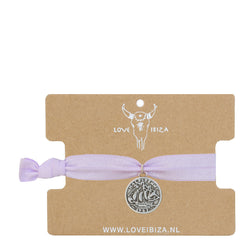 Ibiza bracelet lilac coin silver