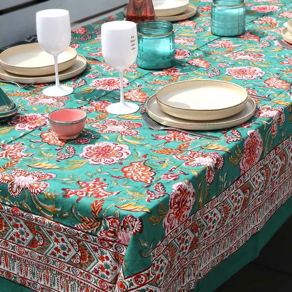 Tablecloth summer green