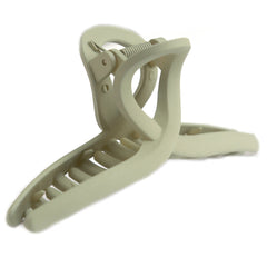 Haarspange bow tie matte light olive